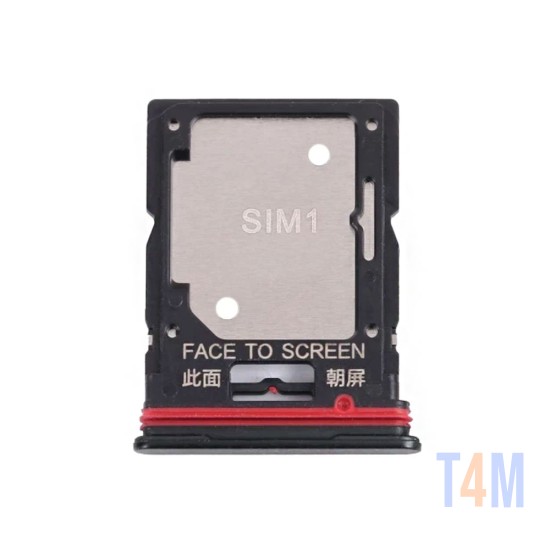 Single SIM Holder Outside Xiaomi Redmi Note 11 Pro 5G Two SIM Cards Black